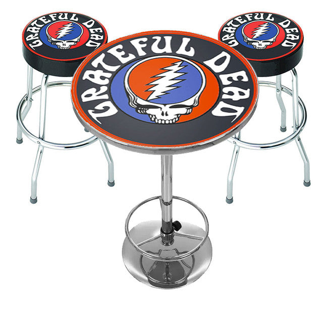 Grateful Dead Face officially licensed bar set - classic rock home bar accessories at Wonderhaul