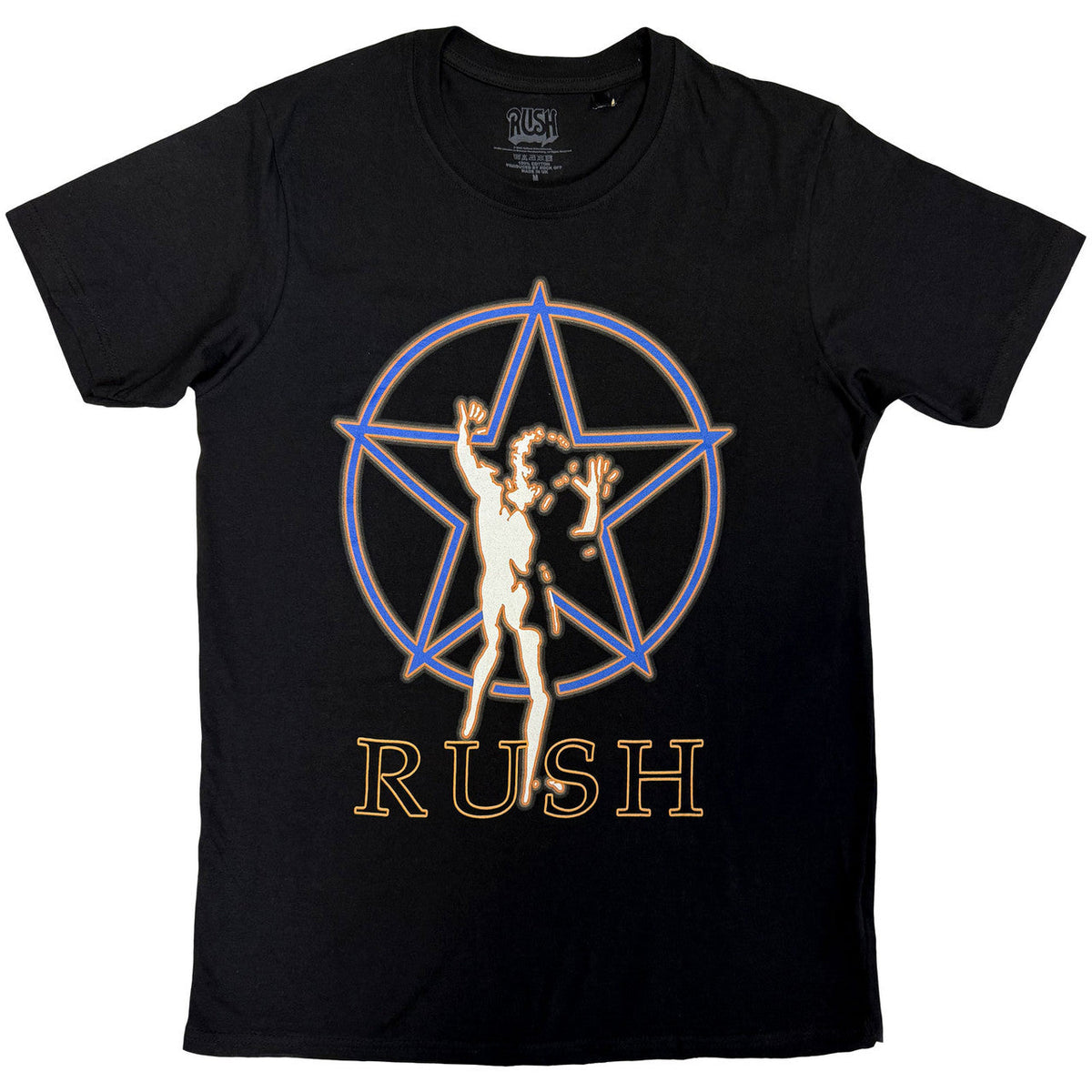 Rush: Starman Glow Unisex T-Shirt (Black)