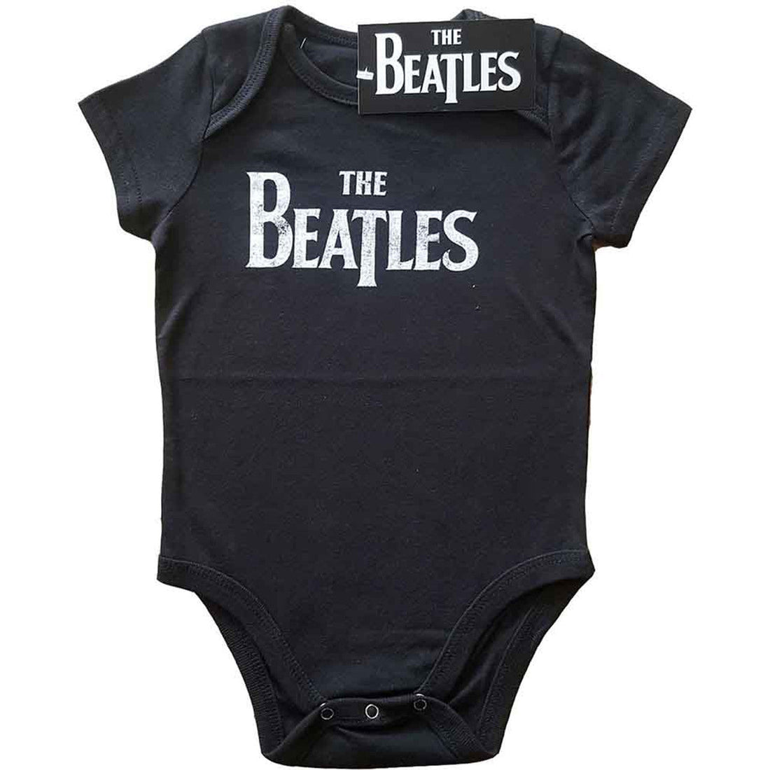 The Beatles: Drop T Baby Grow | Black