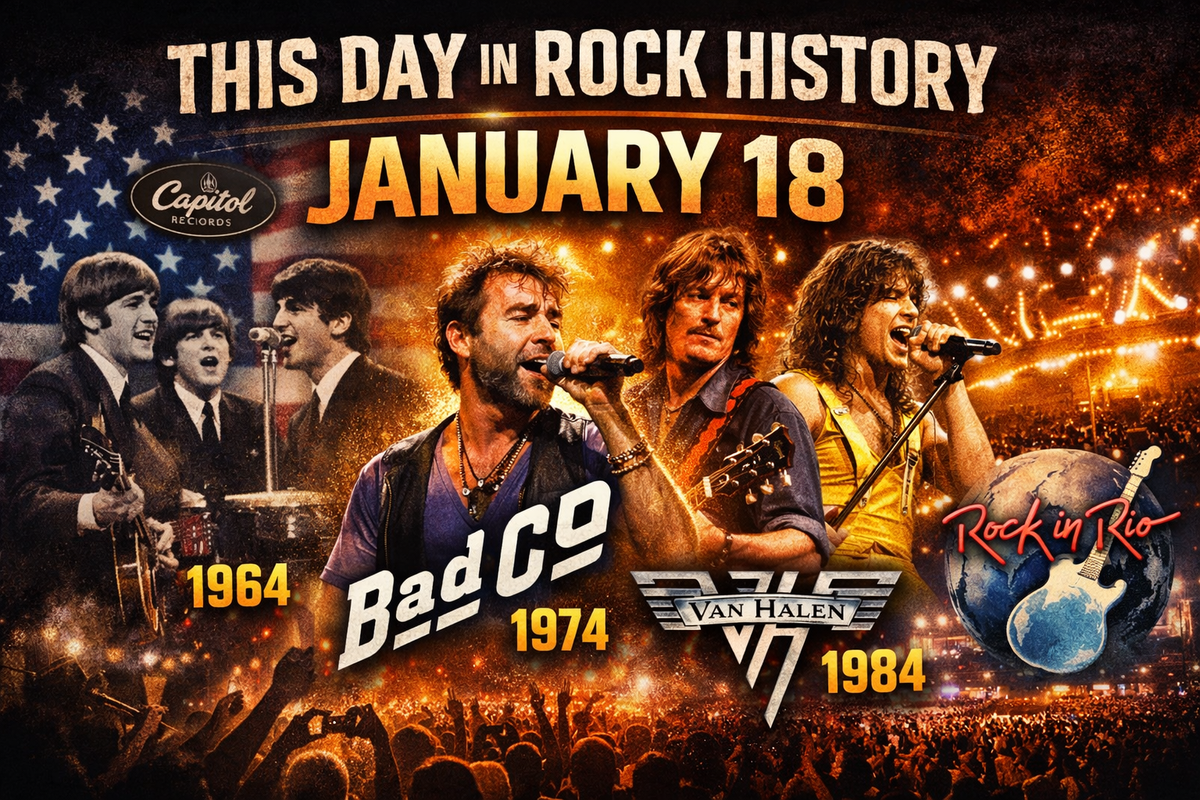 This Day in Rock History: January 18th | Beatles, Van Halen & Rock in Rio