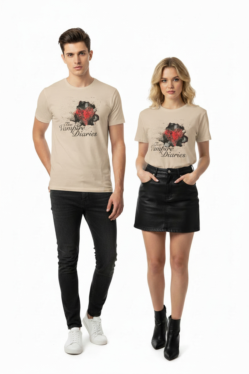 Official The Vampire Diaries Blood Heart T-Shirt