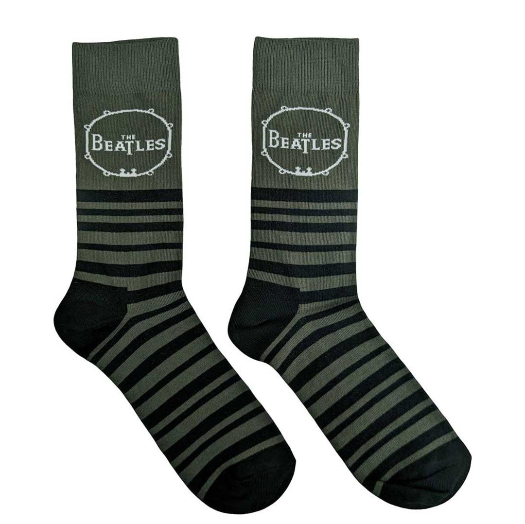 Official Beatles Drum and Stripes Ankle Socks