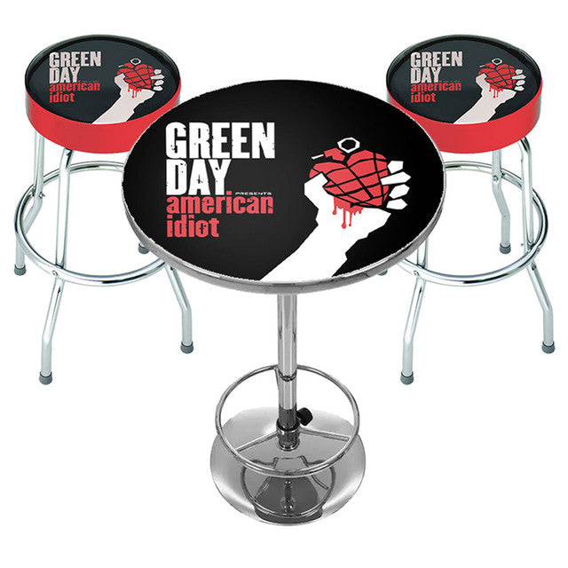 Green Day American Idiot officially licensed bar set - punk rock home bar accessories at Wonderhaul