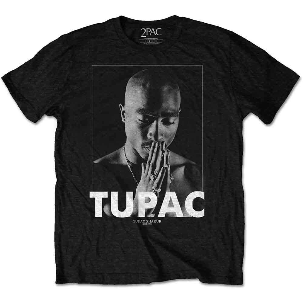 Tupac Unisex T-Shirt: Praying (Black)