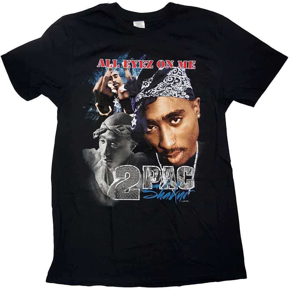 Tupac Unisex T-Shirt: All Eyez Homage (Black)
