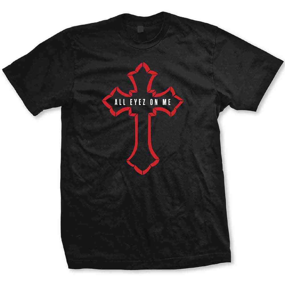 Tupac Unisex T-Shirt: All Eyez Logo (Black)