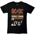 AC/DC Unisex T-Shirt: Wembley '79 (Black)