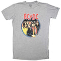 AC/DC: Highway To Hell Circle Ladies T-Shirt Dress (Grey)