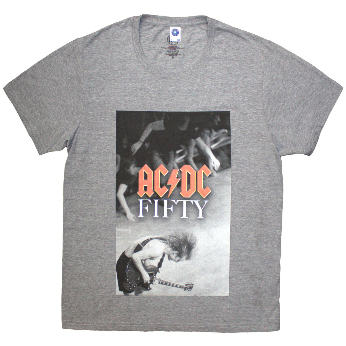 AC/DC Unisex T-Shirt: Angus Stage (Grey)