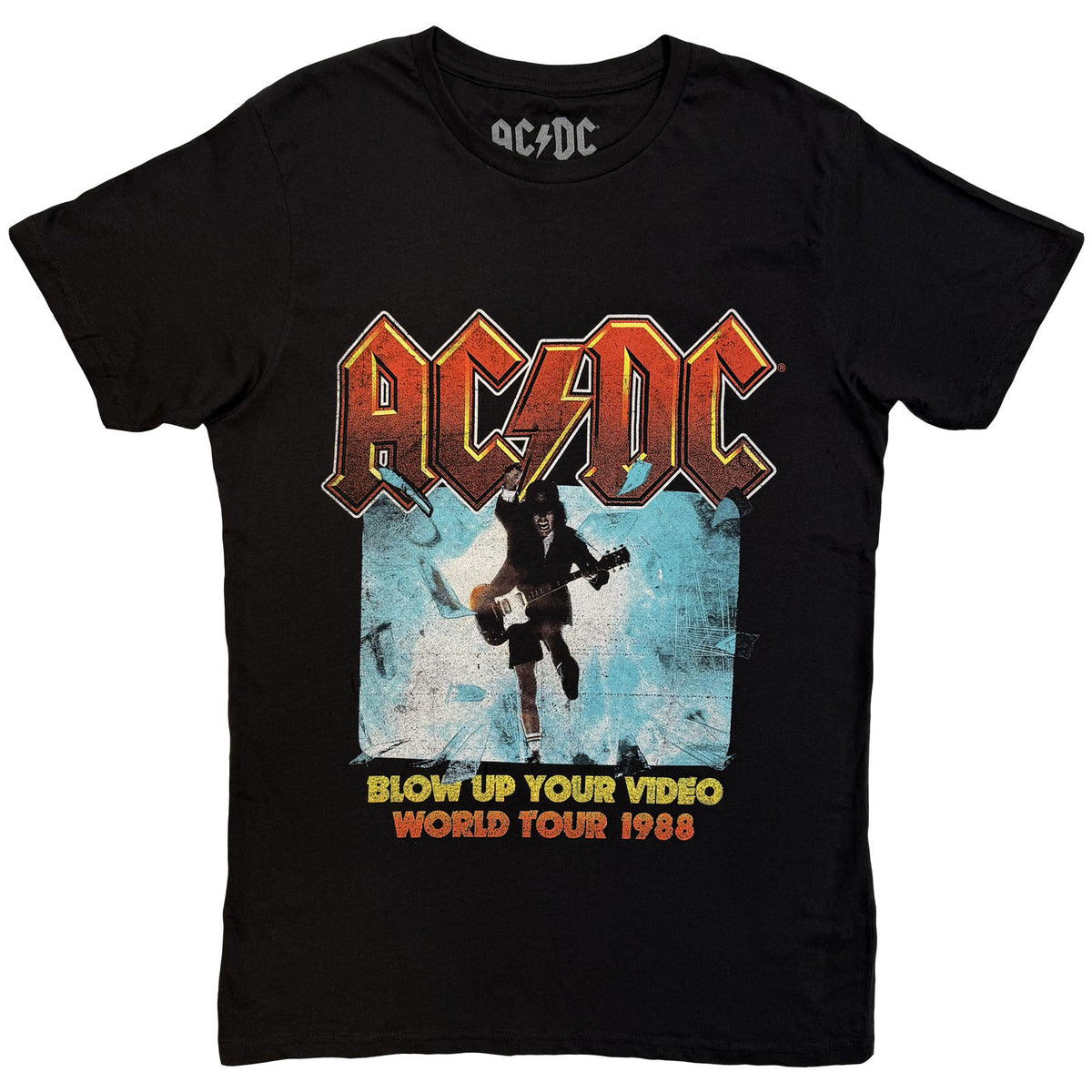 AC/DC Unisex T-Shirt: Blow Up Your Video (Black)