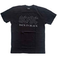 AC/DC Unisex T-Shirt: Back In Black (Black)