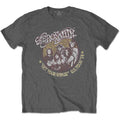 Aerosmith Unisex T-Shirt: Cheetah Print (Charcoal Grey)