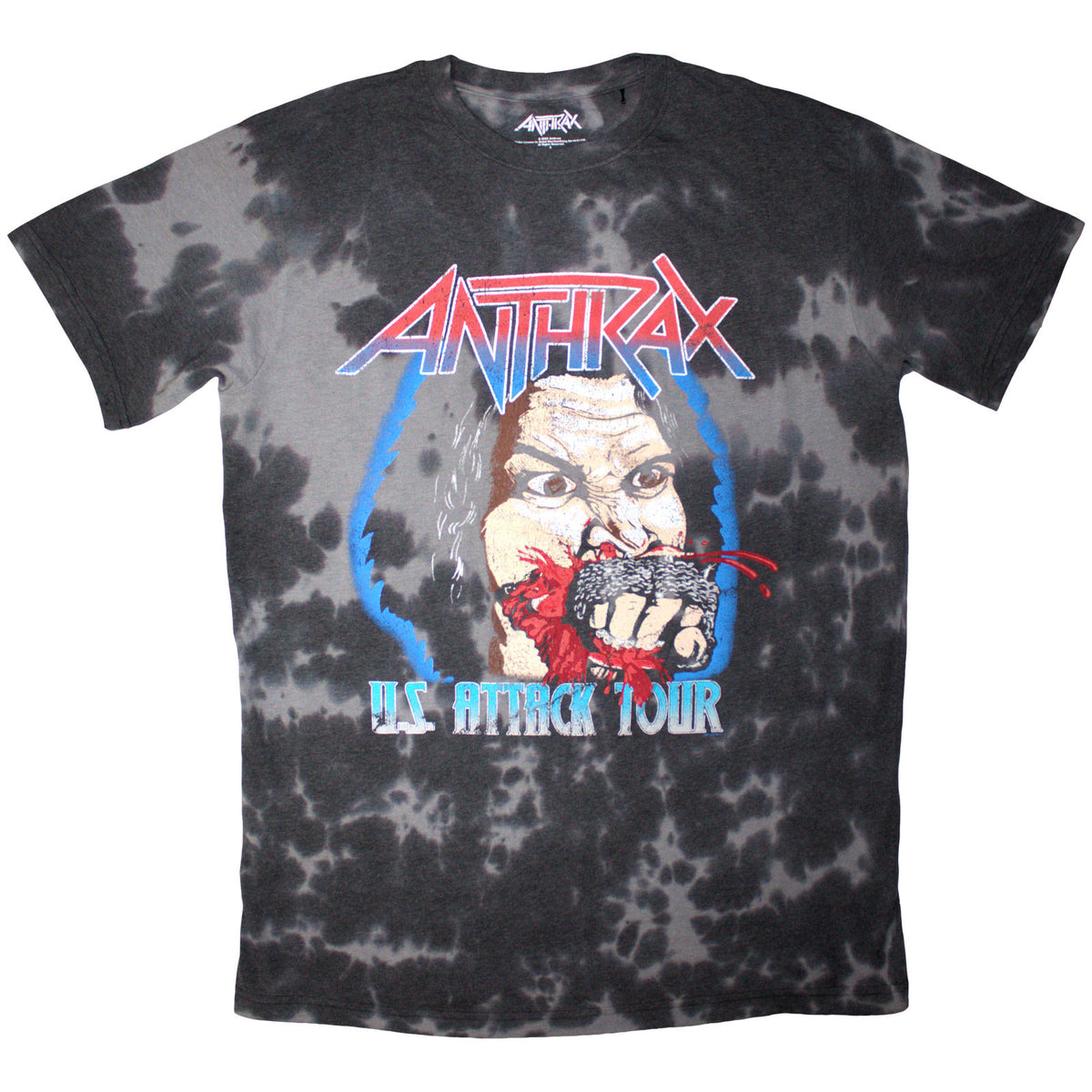 Anthrax Unisex T-Shirt: Fistful Of Metal (Black) (Wash Collection)