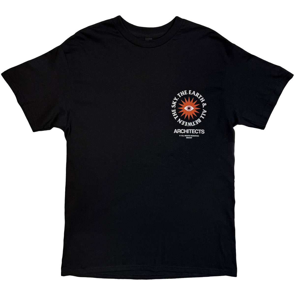 Architects Unisex T-Shirt: TSTE & AB Solar System (Black) (Back Print) (Ex-Tour)