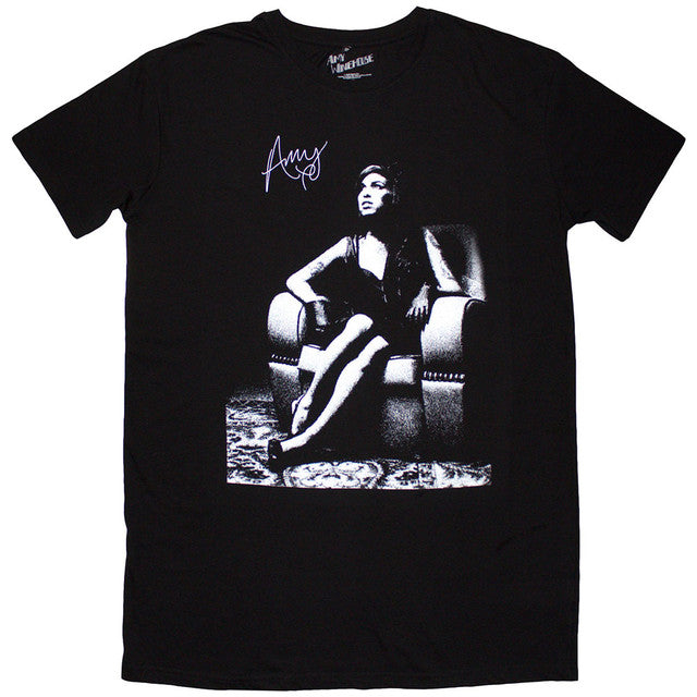 Amy Winehouse: Chair Ladies T-Shirt Dress (Black)