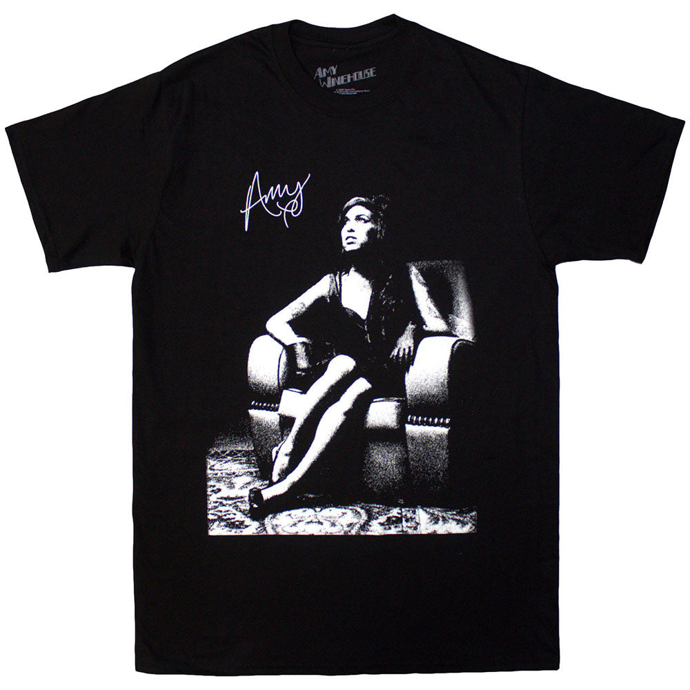 Amy Winehouse: Chair Unisex T-Shirt (Black)