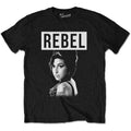 Amy Winehouse: Rebel Unisex T-Shirt (Black)