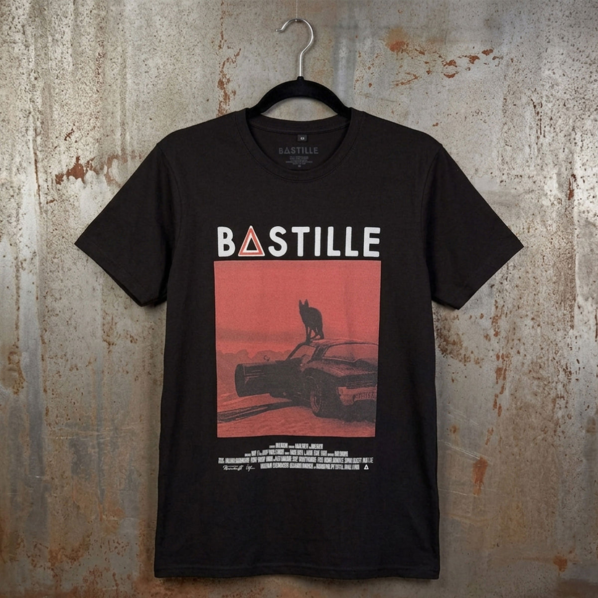 Bastille Unisex Premium Carbon T-Shirt: Bad Blood Wolf (Black)