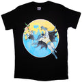 DC Comics Unisex T-Shirt: Batman Bat Leap (Black)