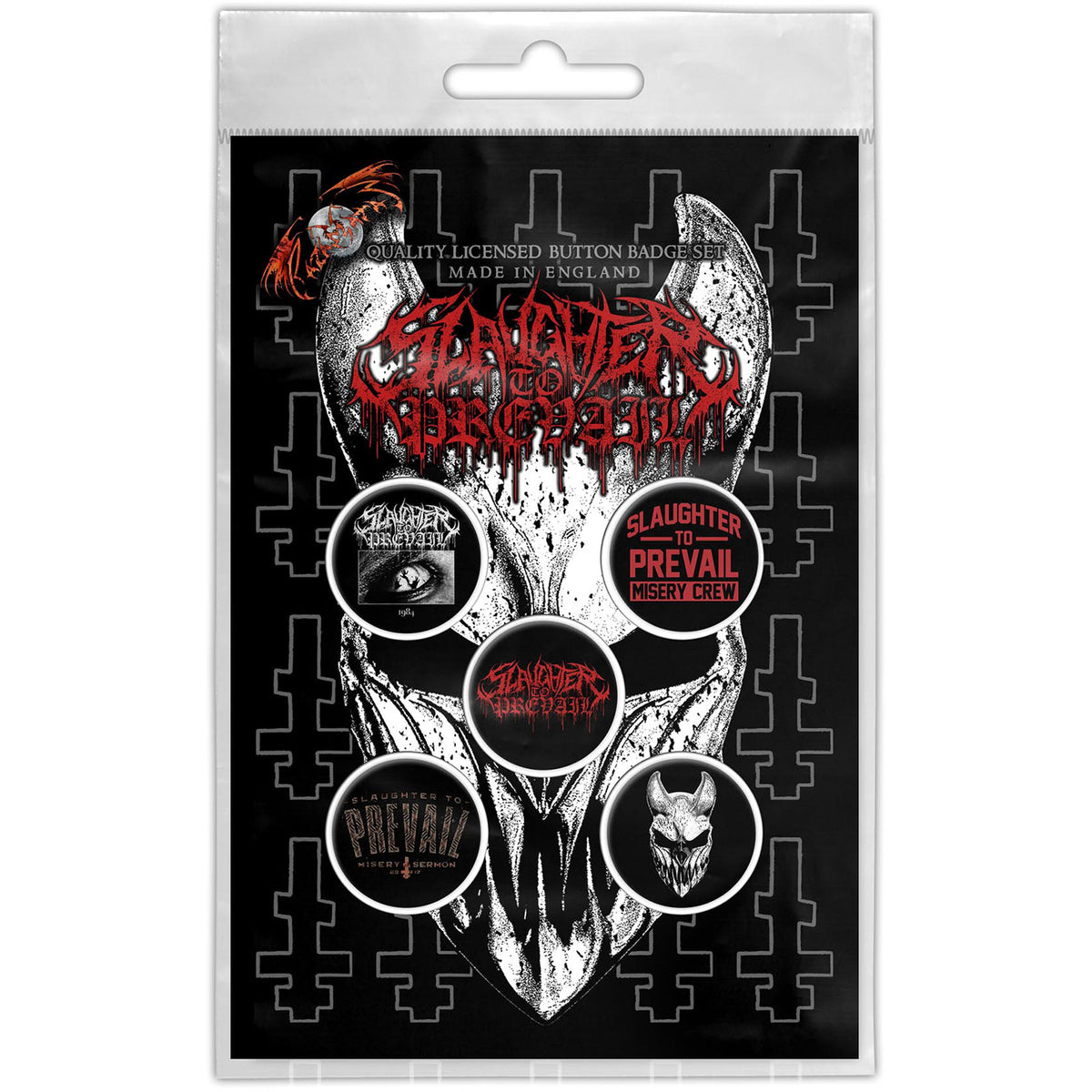 Slaughter To Prevail Button Badge Pack: Logo