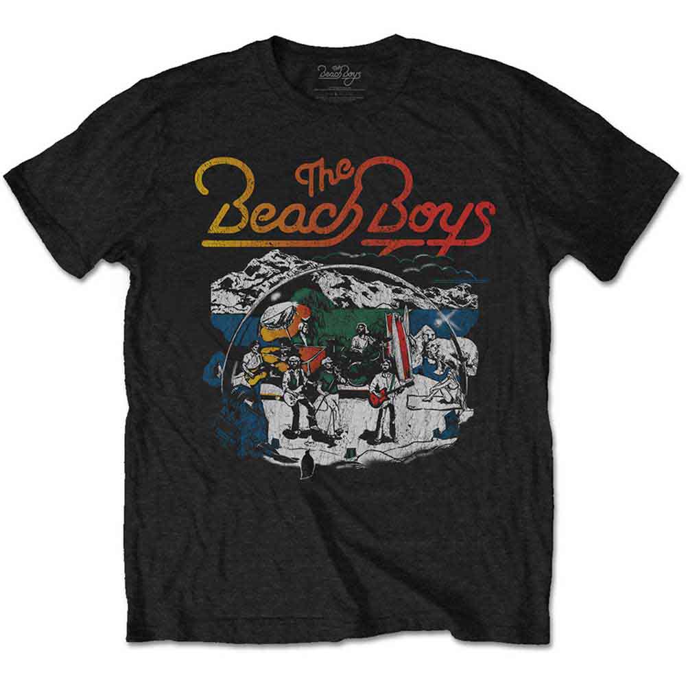 The Beach Boys Unisex T-Shirt: Live Drawing (Black)
