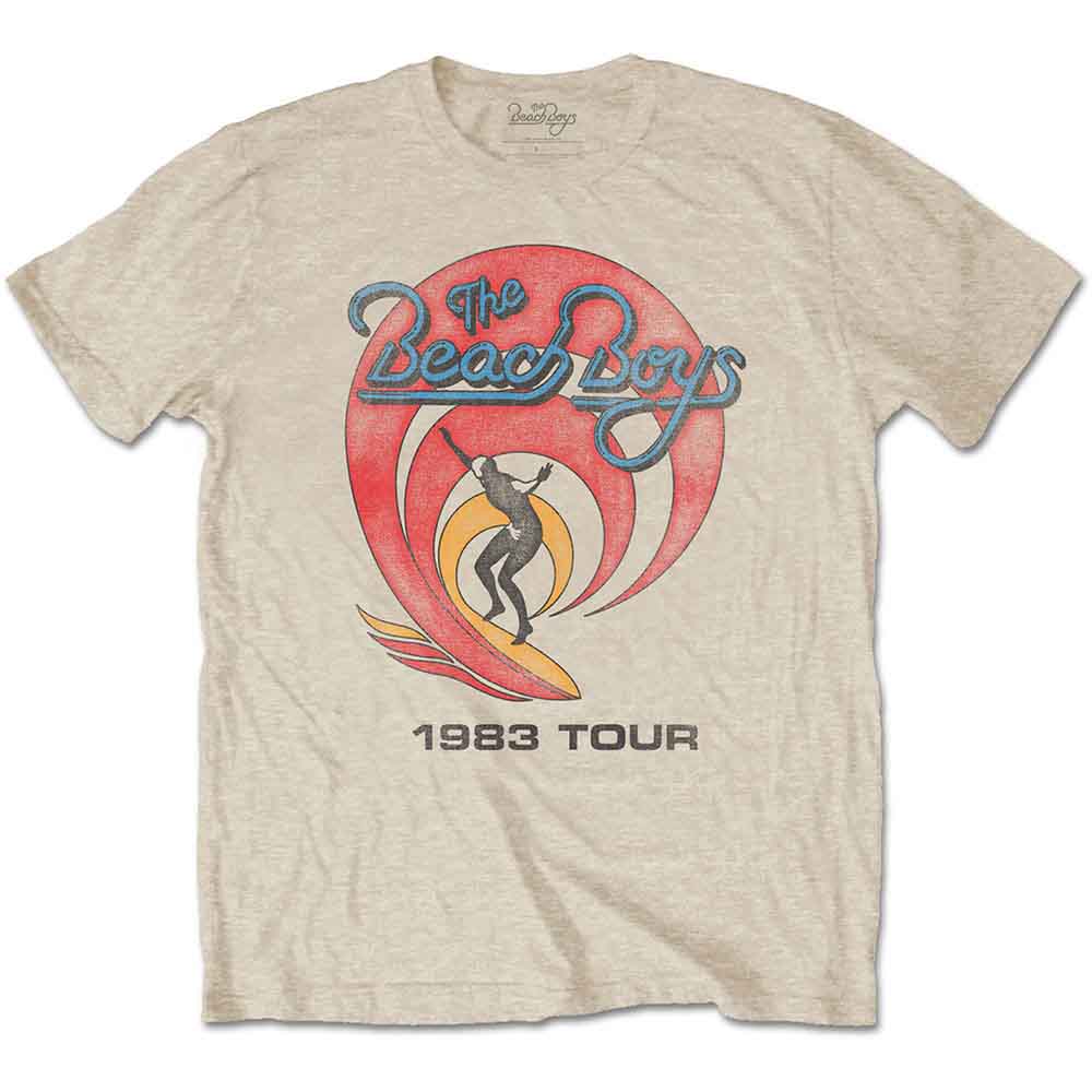 The Beach Boys Unisex T-Shirt: 1983 Tour (Sand)
