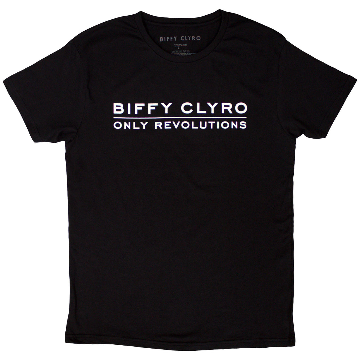 Biffy Clyro Unisex T-Shirt: Only Revolutions (Black)