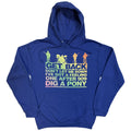 The Beatles Unisex Pullover Hoodie: Get Back Gradient (Royal Blue)