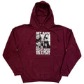 The Beatles Unisex Pullover Hoodie: 3 Savile Row (Maroon Red)
