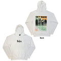 The Beatles Unisex Pullover Hoodie: 3 Savile Row (White) (Back Print)