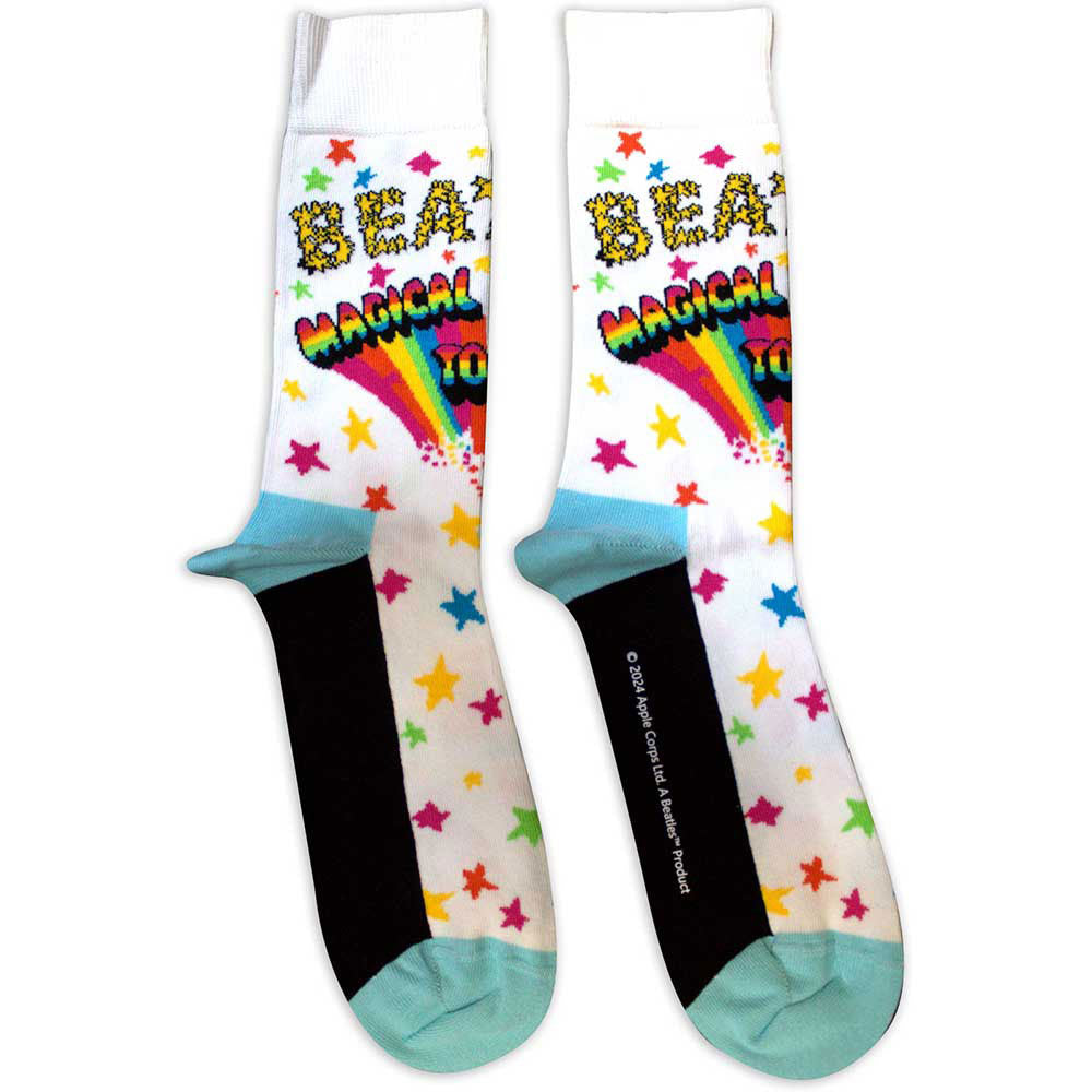 The Beatles Unisex Ankle Socks: Magical Mystery Tour (White) (UK Size 4 - 7)