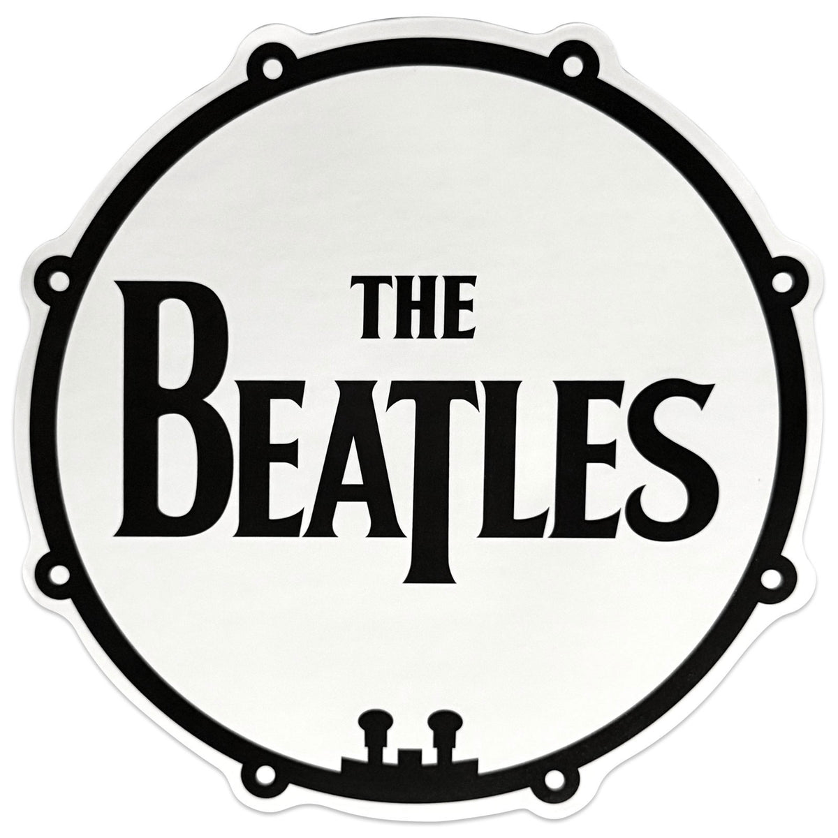 The Beatles Sticker: Drum Logo