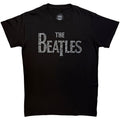 The Beatles Unisex T-Shirt: Drop T Songs (Black)