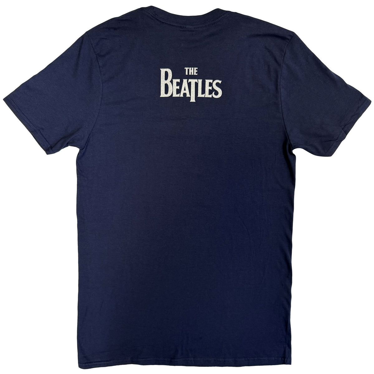 The Beatles Unisex T-Shirt: Lucy In The Sky With Diamonds (Navy Blue) (Back Print)