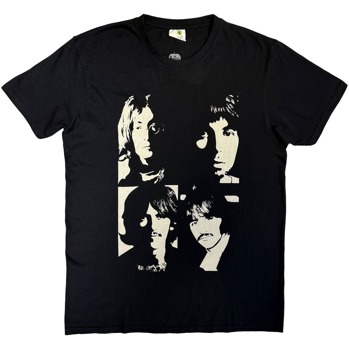 The Beatles Unisex T-Shirt: Back In The USSR (Black) (Back Print)