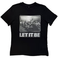 The Beatles Ladies T-Shirt: Let It Be Studio (Black)
