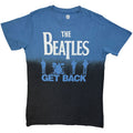 The Beatles Unisex T-Shirt: Get Back (Blue) (Wash Collection)