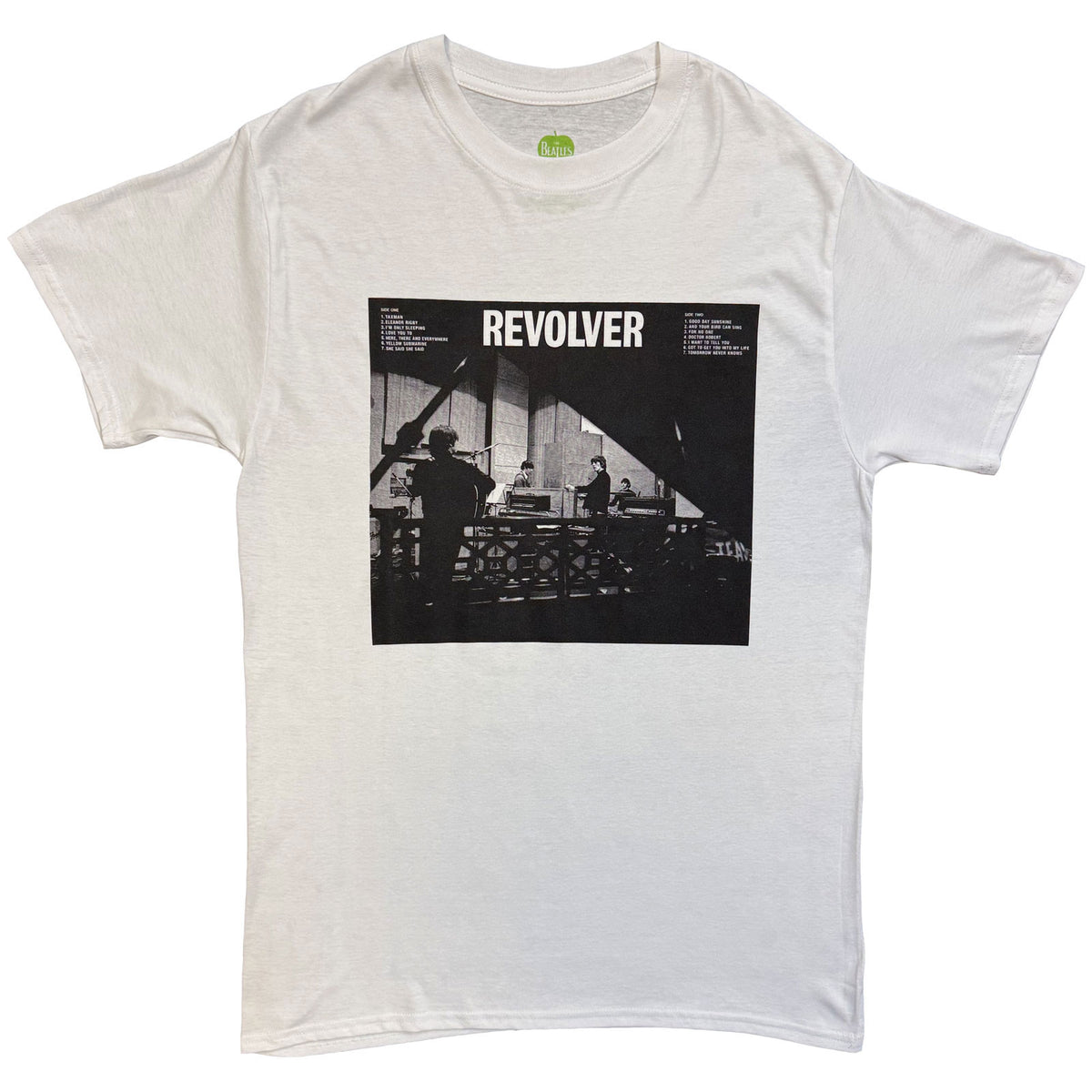 The Beatles Unisex T-Shirt: Revolver Studio (White)