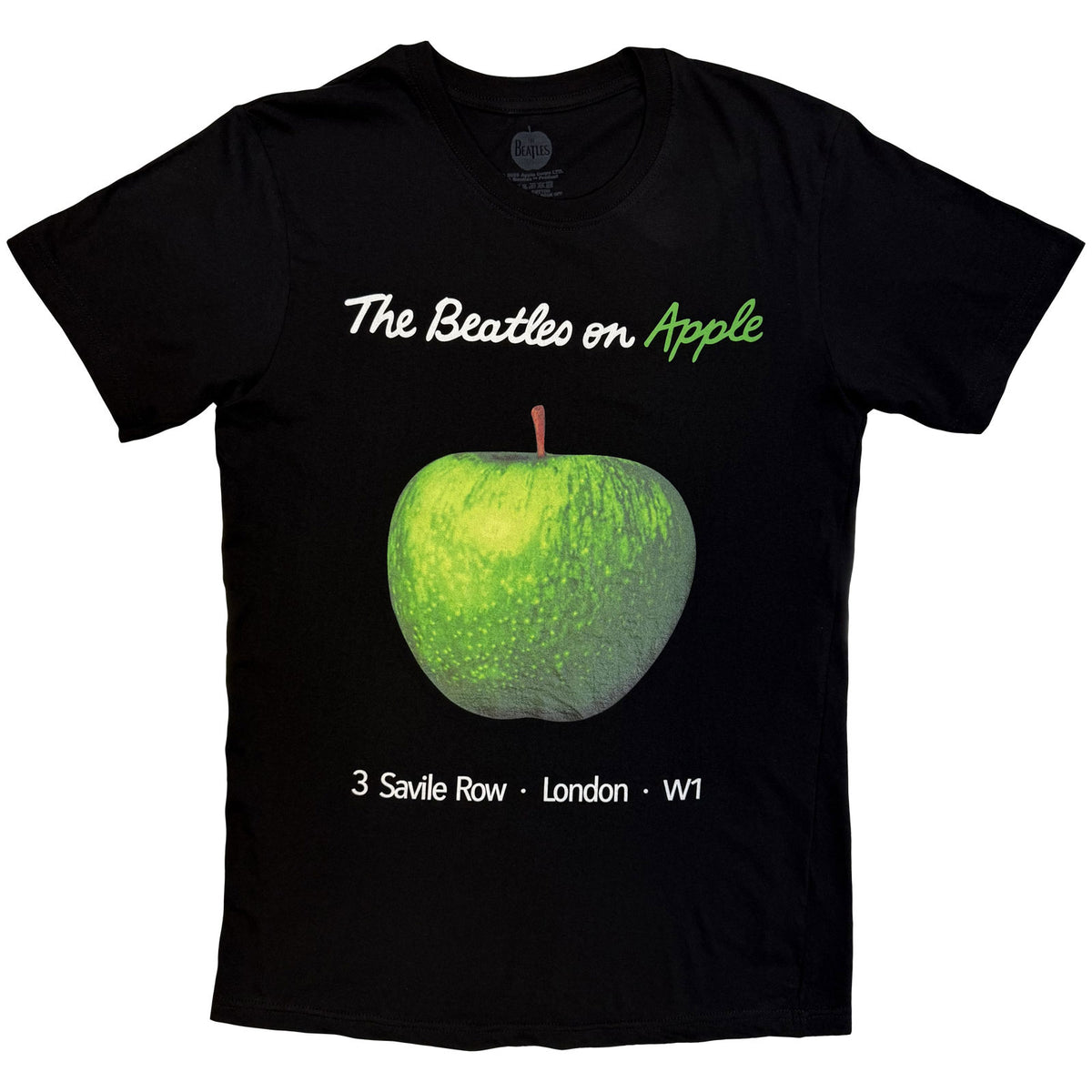 The Beatles Unisex T-Shirt: On Apple (Black)