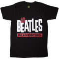 The Beatles Unisex T-Shirt: In Liverpool (Black)