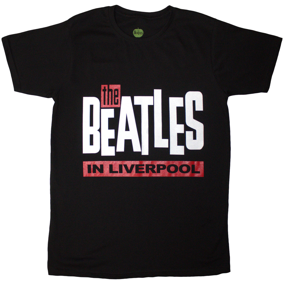 The Beatles Unisex T-Shirt: In Liverpool (Black)