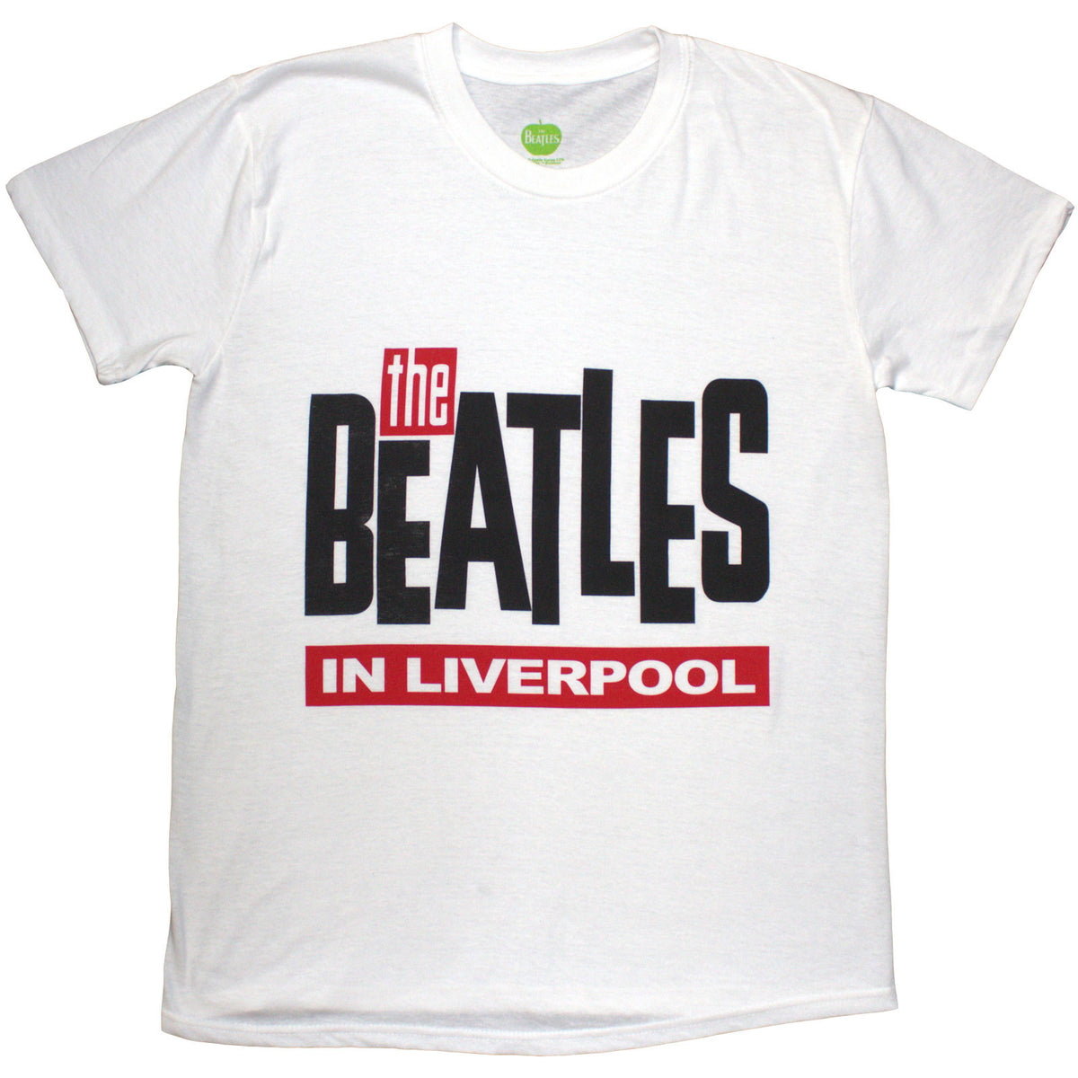 The Beatles Unisex T-Shirt: In Liverpool (White)