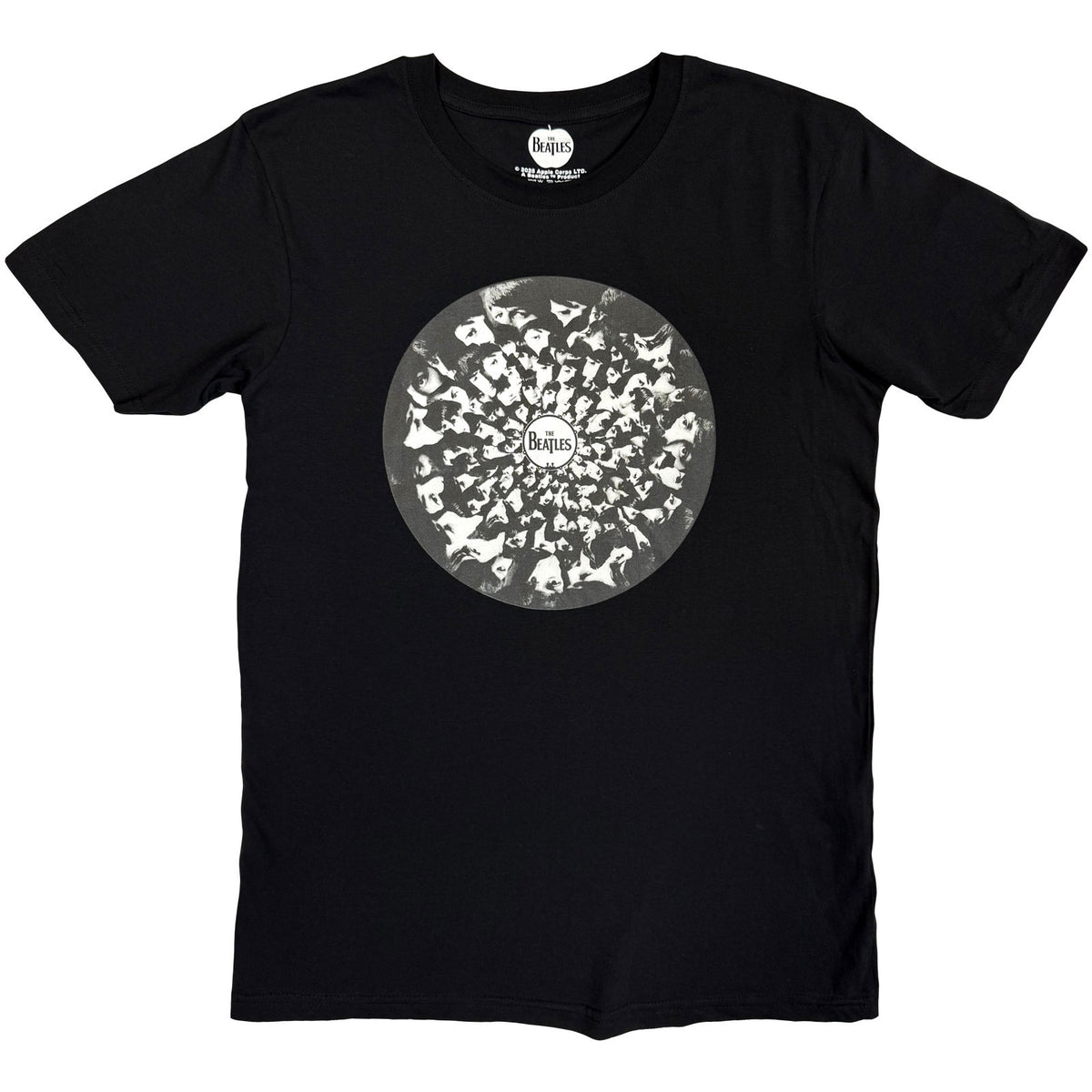 The Beatles Unisex T-Shirt: Revolver Faces (Black)