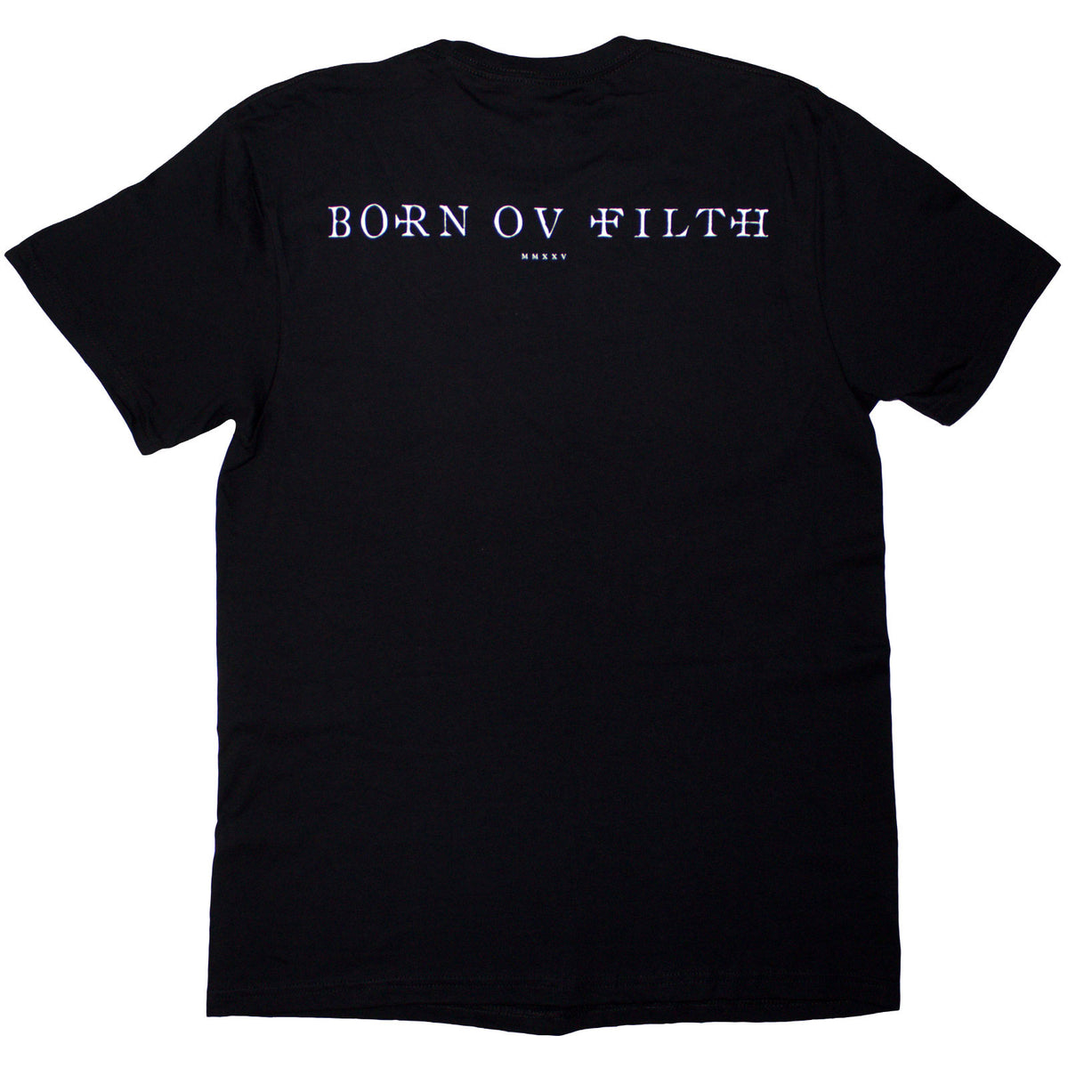 Behemoth Unisex T-Shirt: The Shit Ov God Parchment (Black) (Back Print)