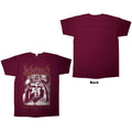 Behemoth Unisex T-Shirt: The Shit Ov God Cover (Red) (Back Print)