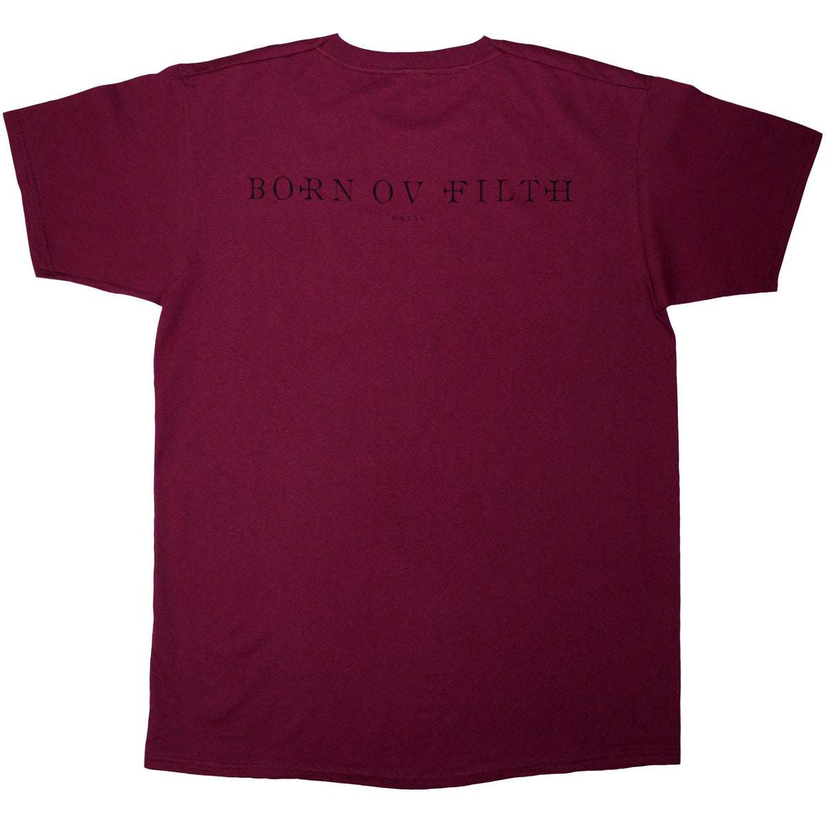 Behemoth Unisex T-Shirt: The Shit Ov God Cover (Red) (Back Print)