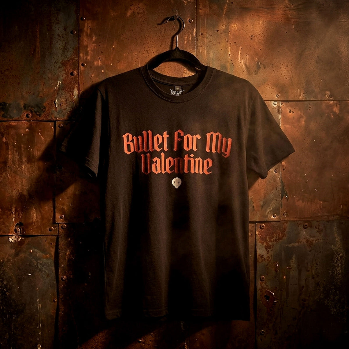 Bullet For My Valentine Unisex Premium Carbon T-Shirt: Bring Out The Knives (Black) (Back Print)