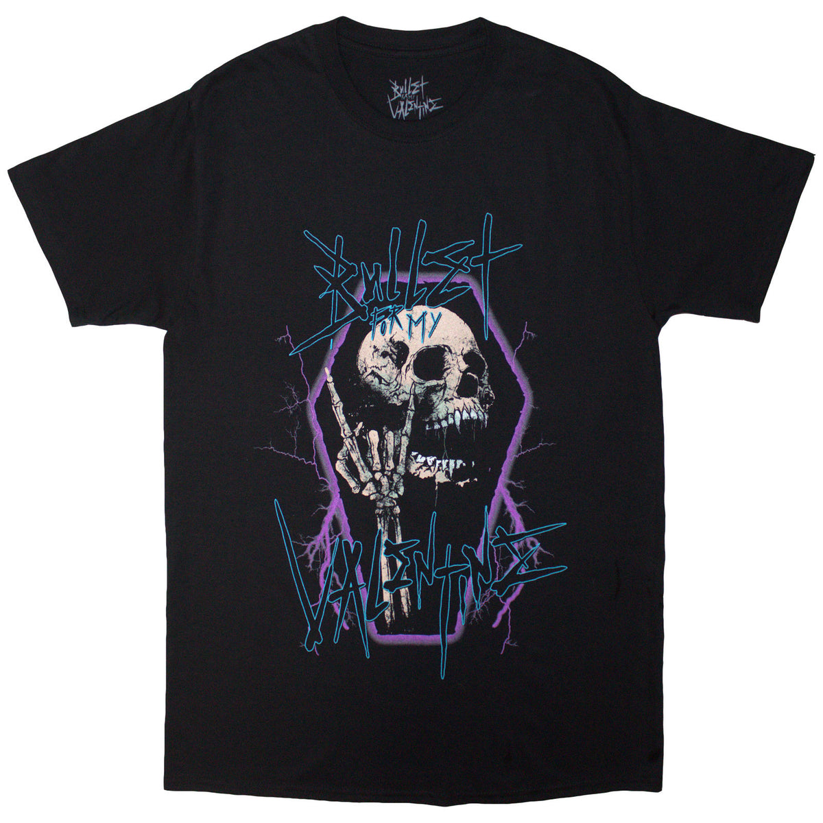 Bullet For My Valentine Unisex T-Shirt: Thrash Skull (Black)