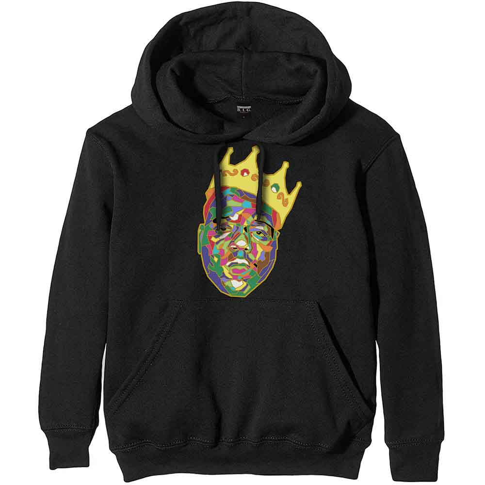 Biggie Smalls Unisex Pullover Hoodie: Crown (Black)
