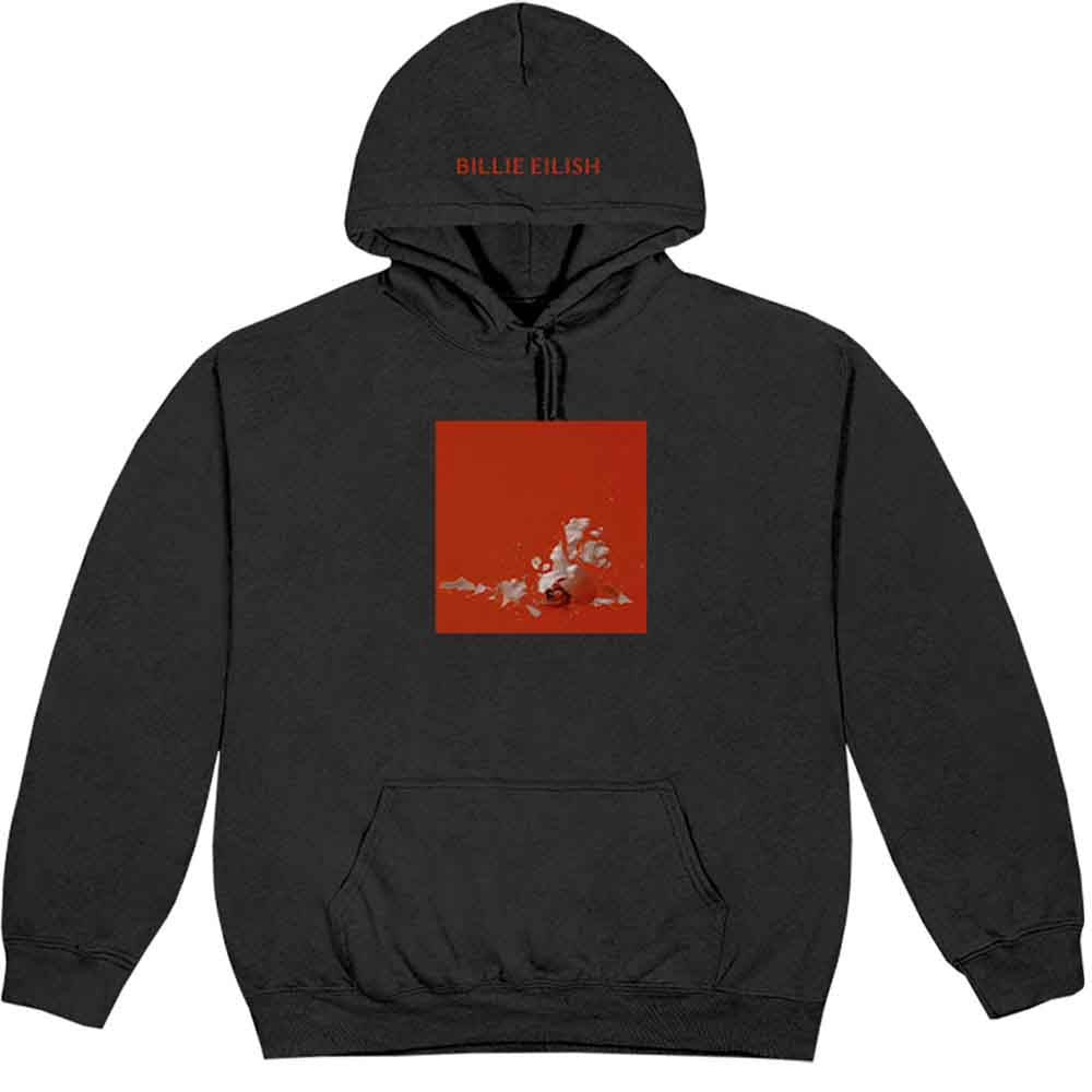 Billie Eilish Unisex Pullover Hoodie: Therefore I Am (Black)